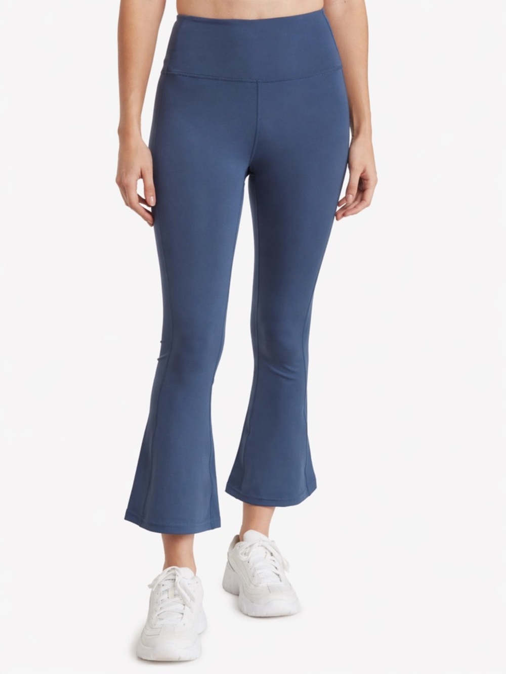 Z by Zella High Rise Kick Flare Yoga Crop Leggings Slate Blue XS